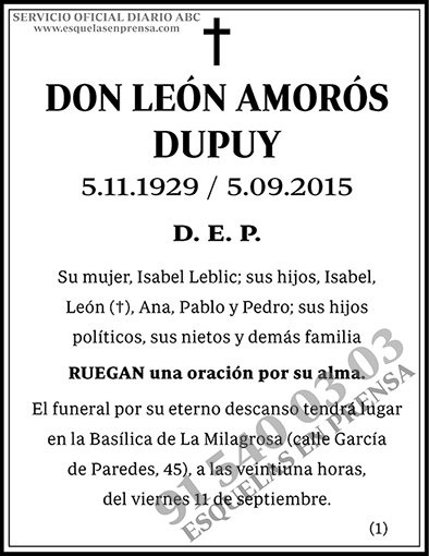 León Amorós Dupuy